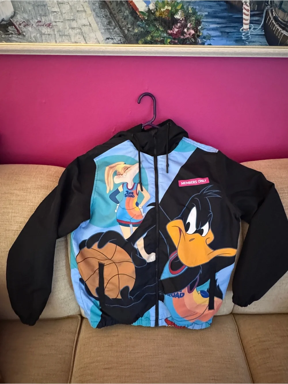 Members Only x Looney Tunes Space Jam 2 Windbreaker